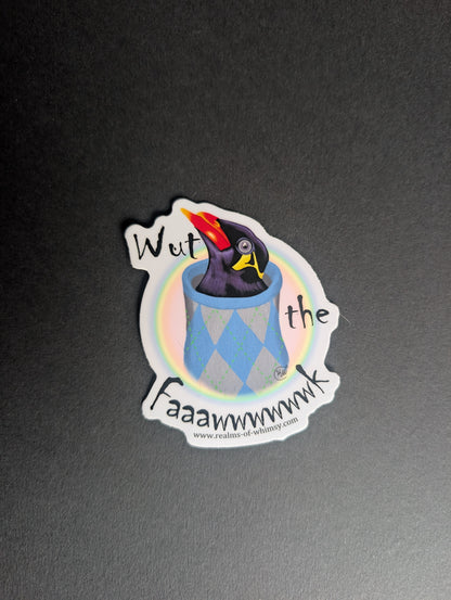 Zeitgeist of the 2020s ft Argyle the Mynah 3" Sticker