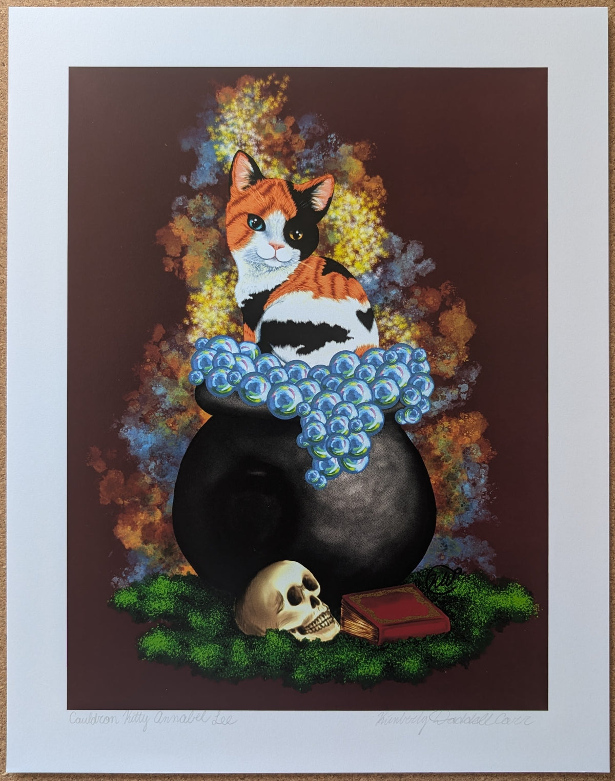 Cauldron Annabel Lee Print 10 x 12.75"