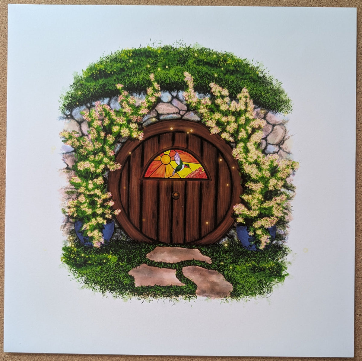 Choose Your Own Fantasy: Underhill Door Print 10x10"