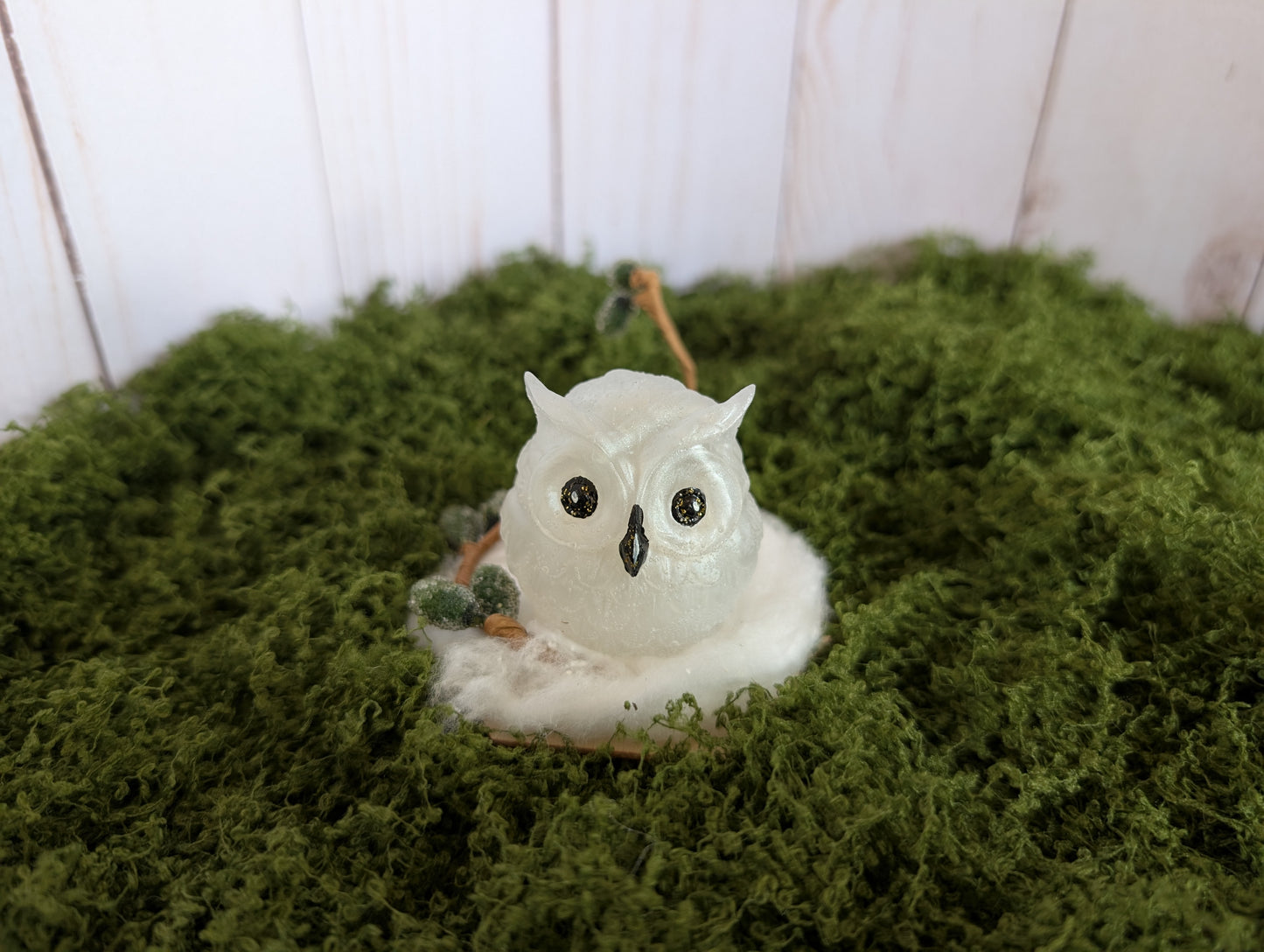 White Owl Snow Buddy