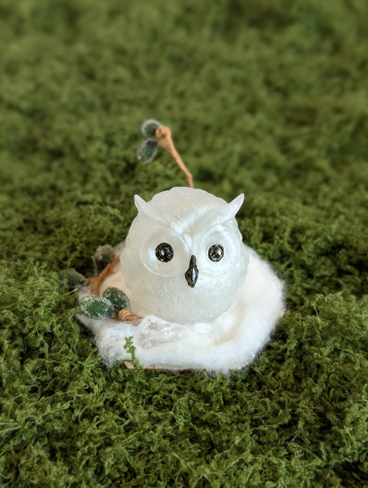 White Owl Snow Buddy