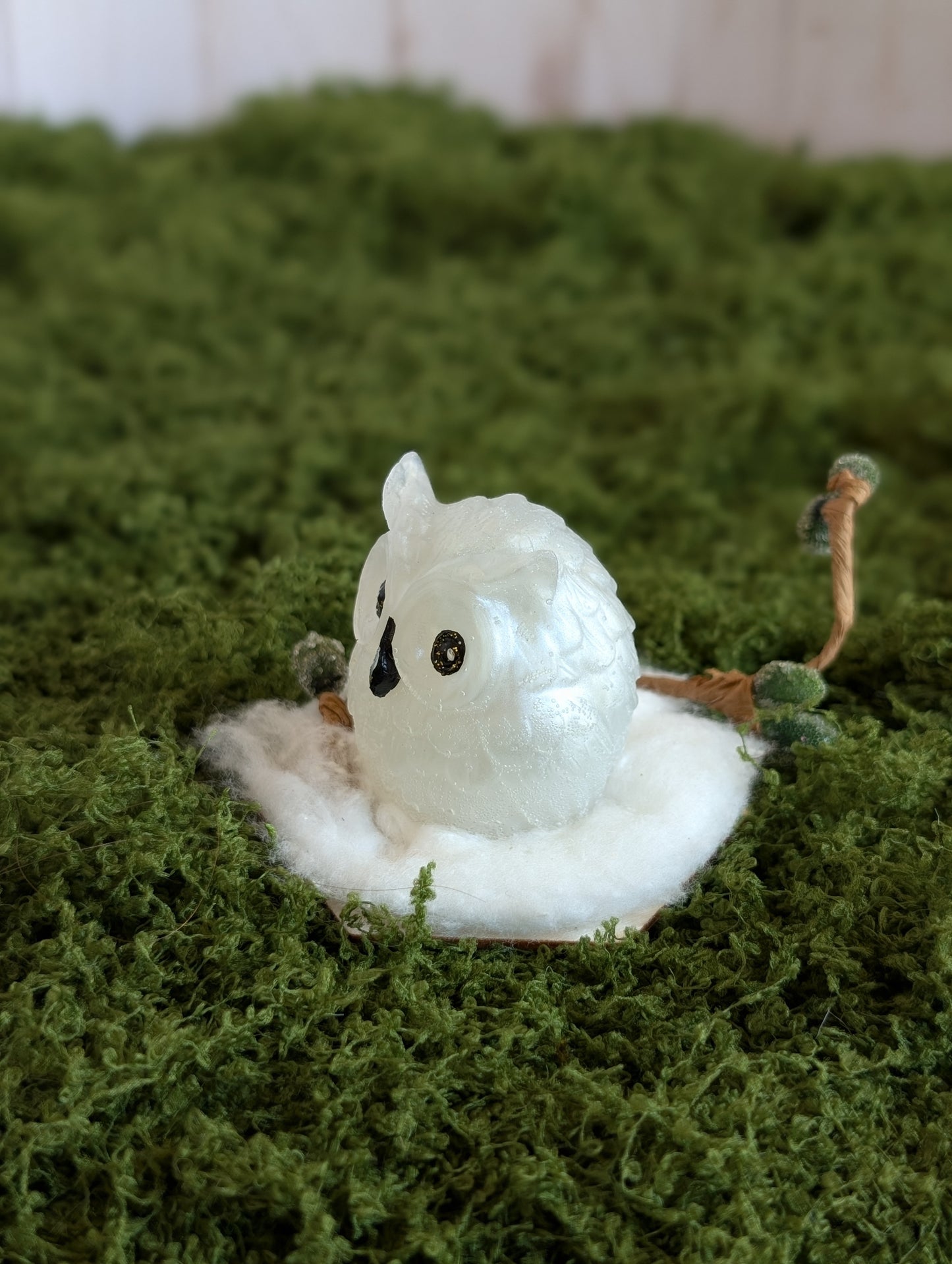 White Owl Snow Buddy